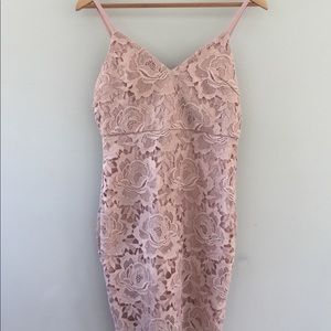 Blush Pink Shift Dress